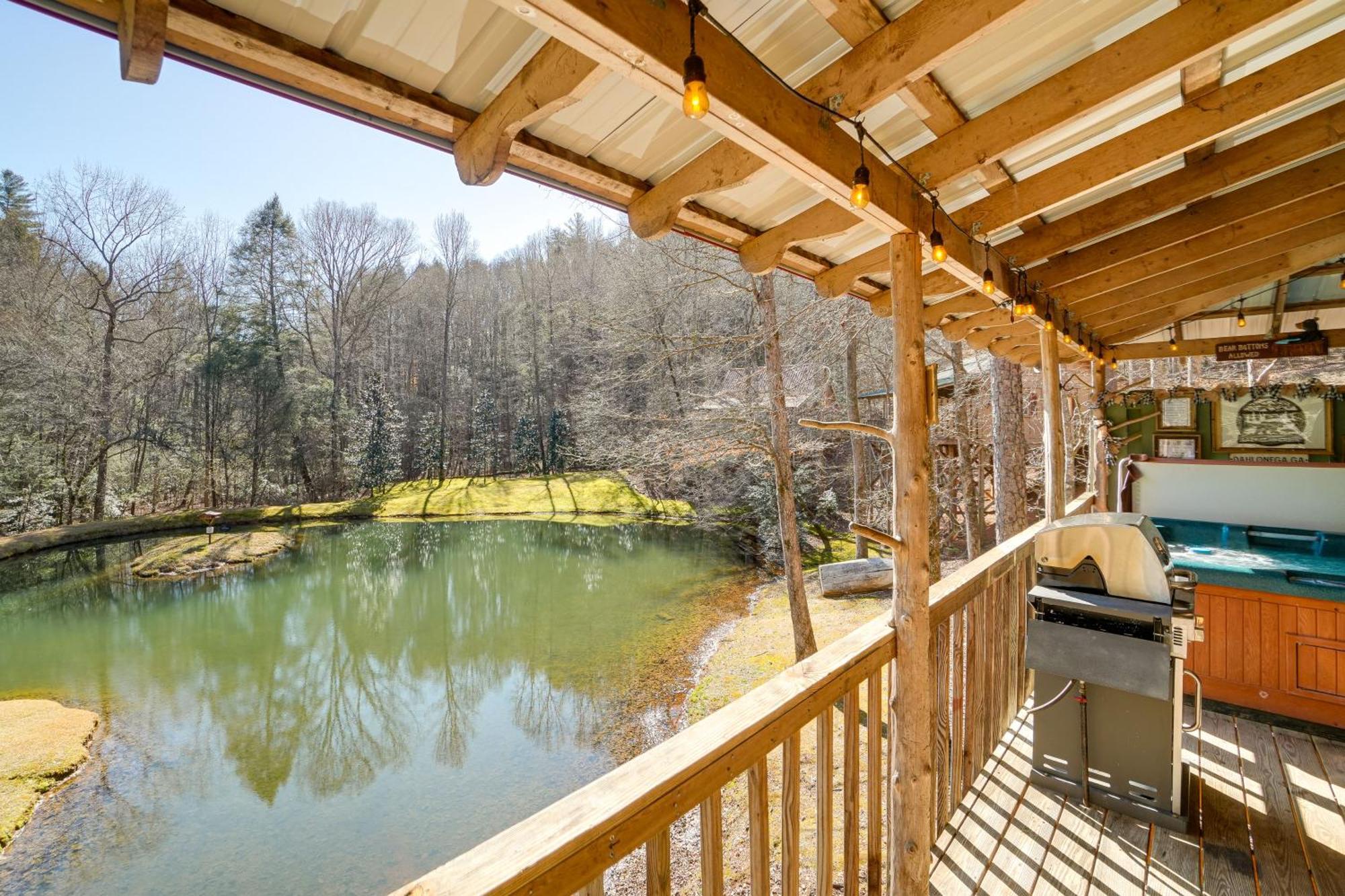 Villa Secluded Family Retreat In Dahlonega With Hot Tub! Exterior foto