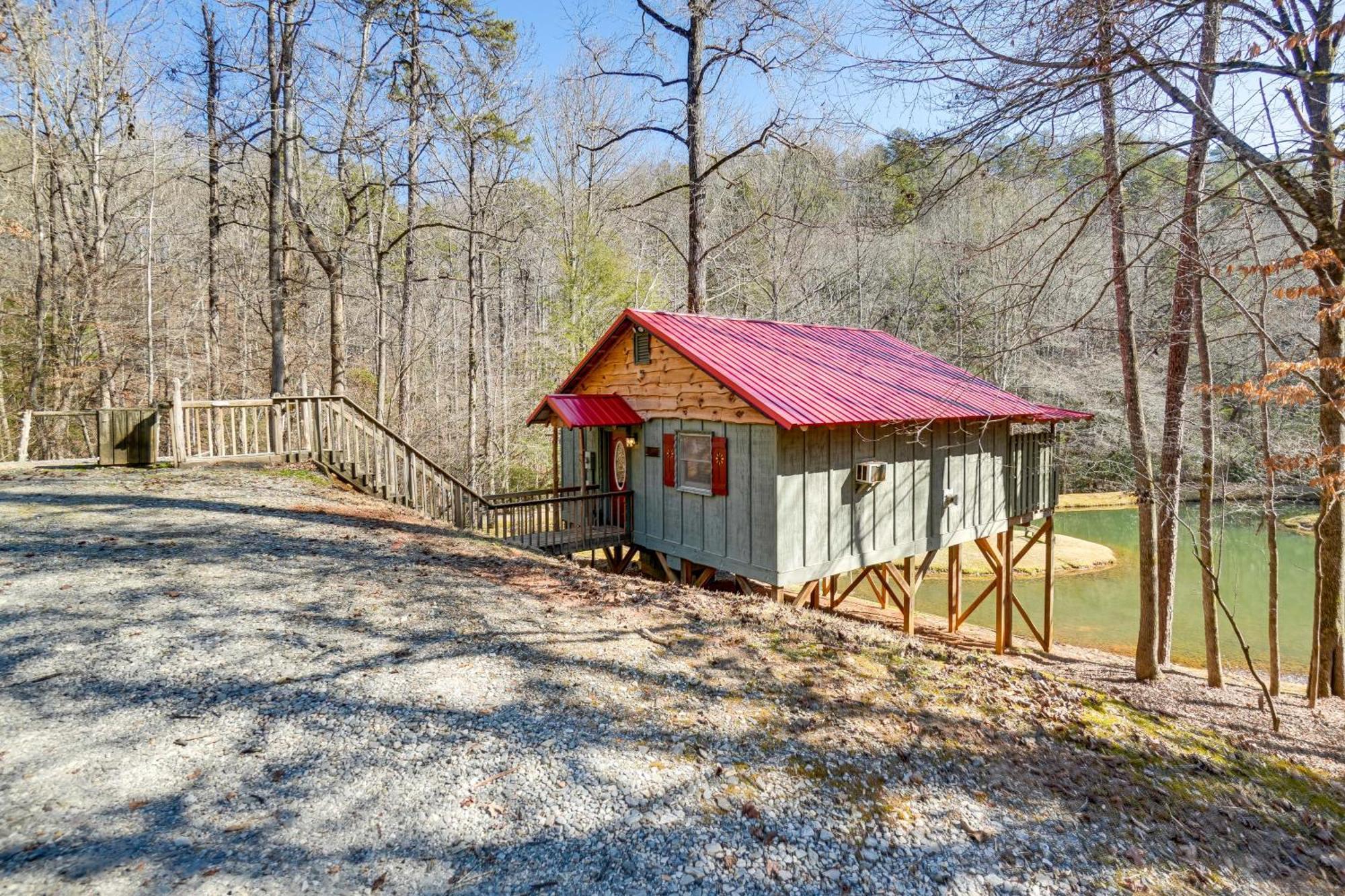 Villa Secluded Family Retreat In Dahlonega With Hot Tub! Exterior foto